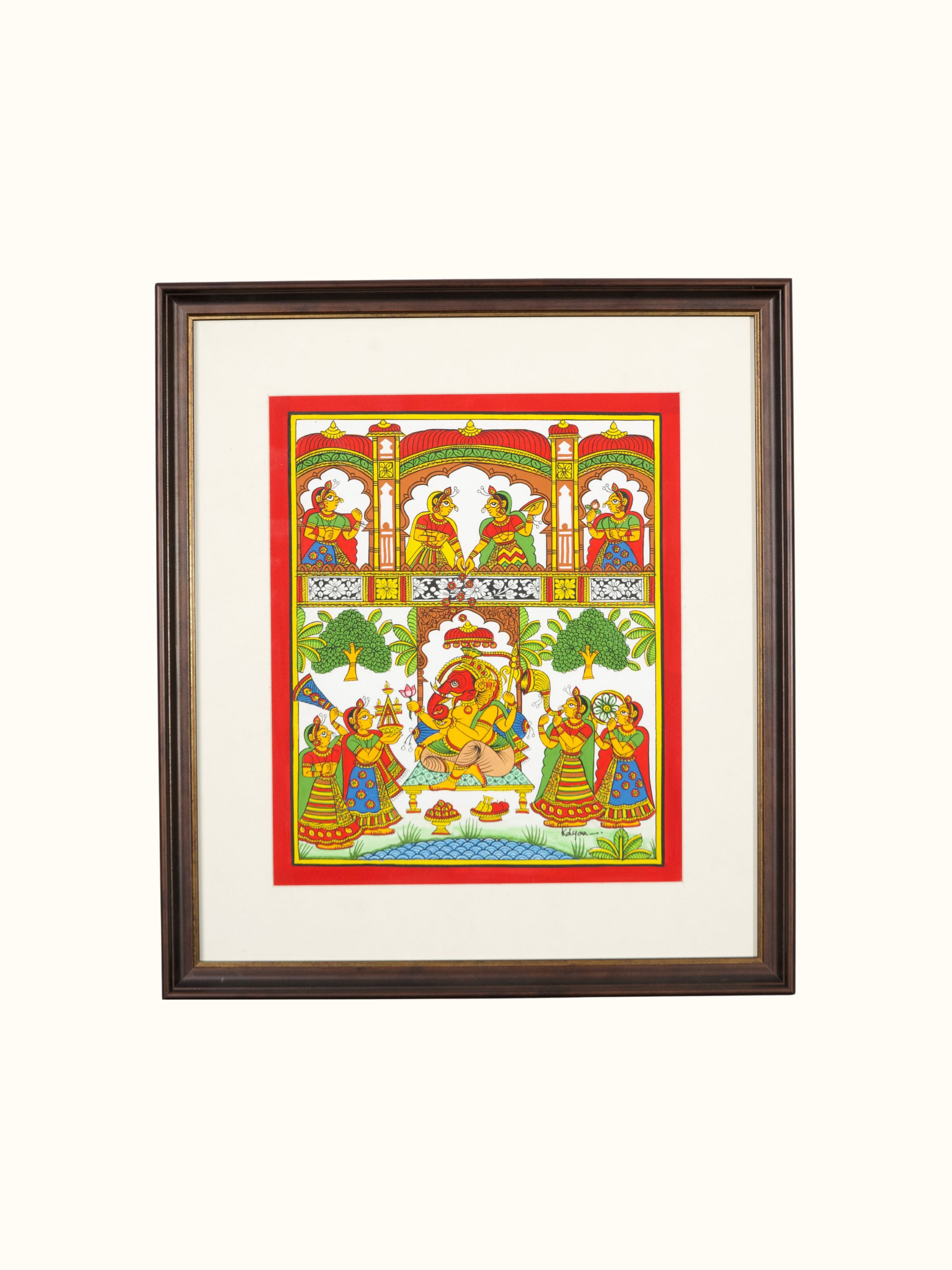 Ganesh Vandana Phad Painting