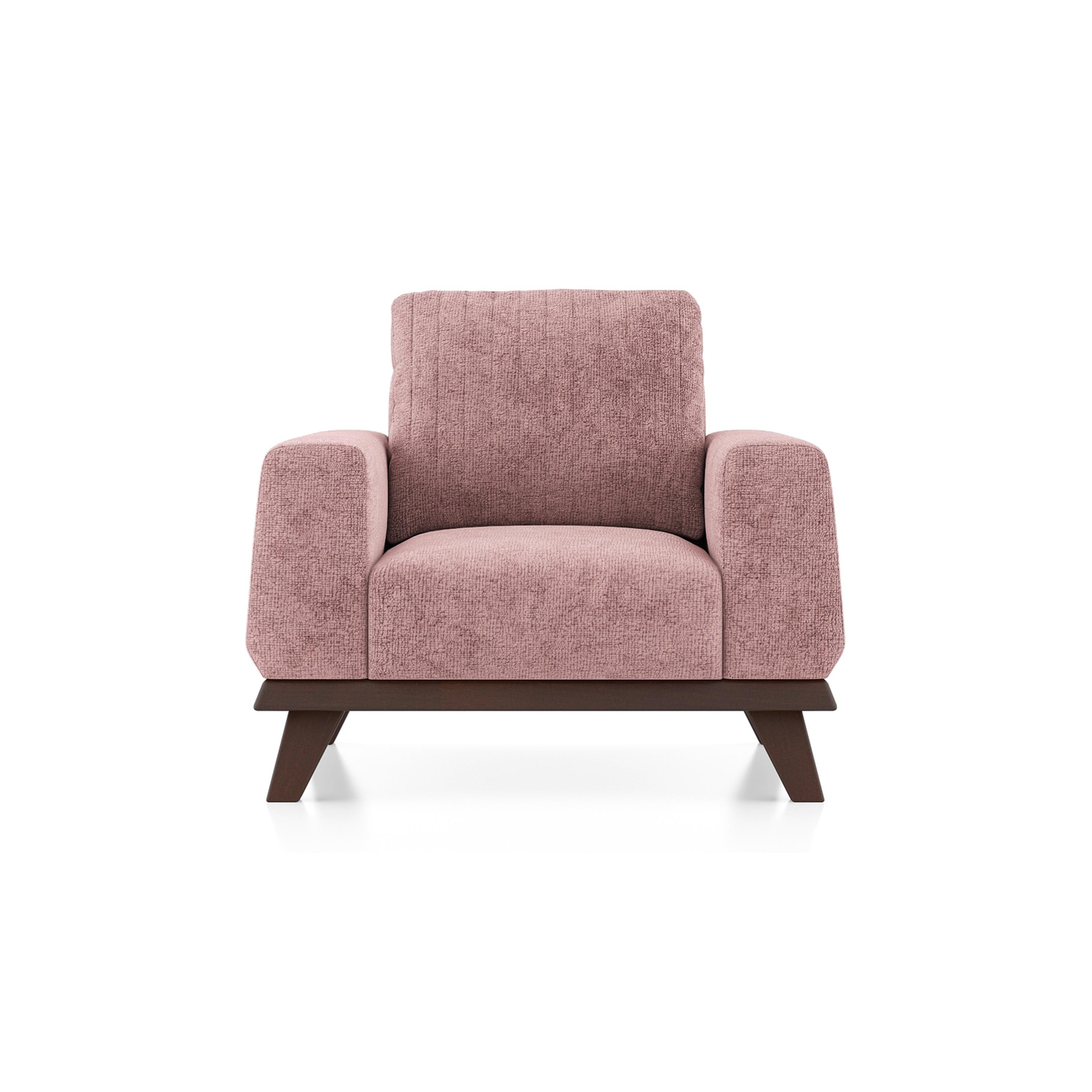 Granada Essential 1 Seater Fabric Sofa In Desert Rose