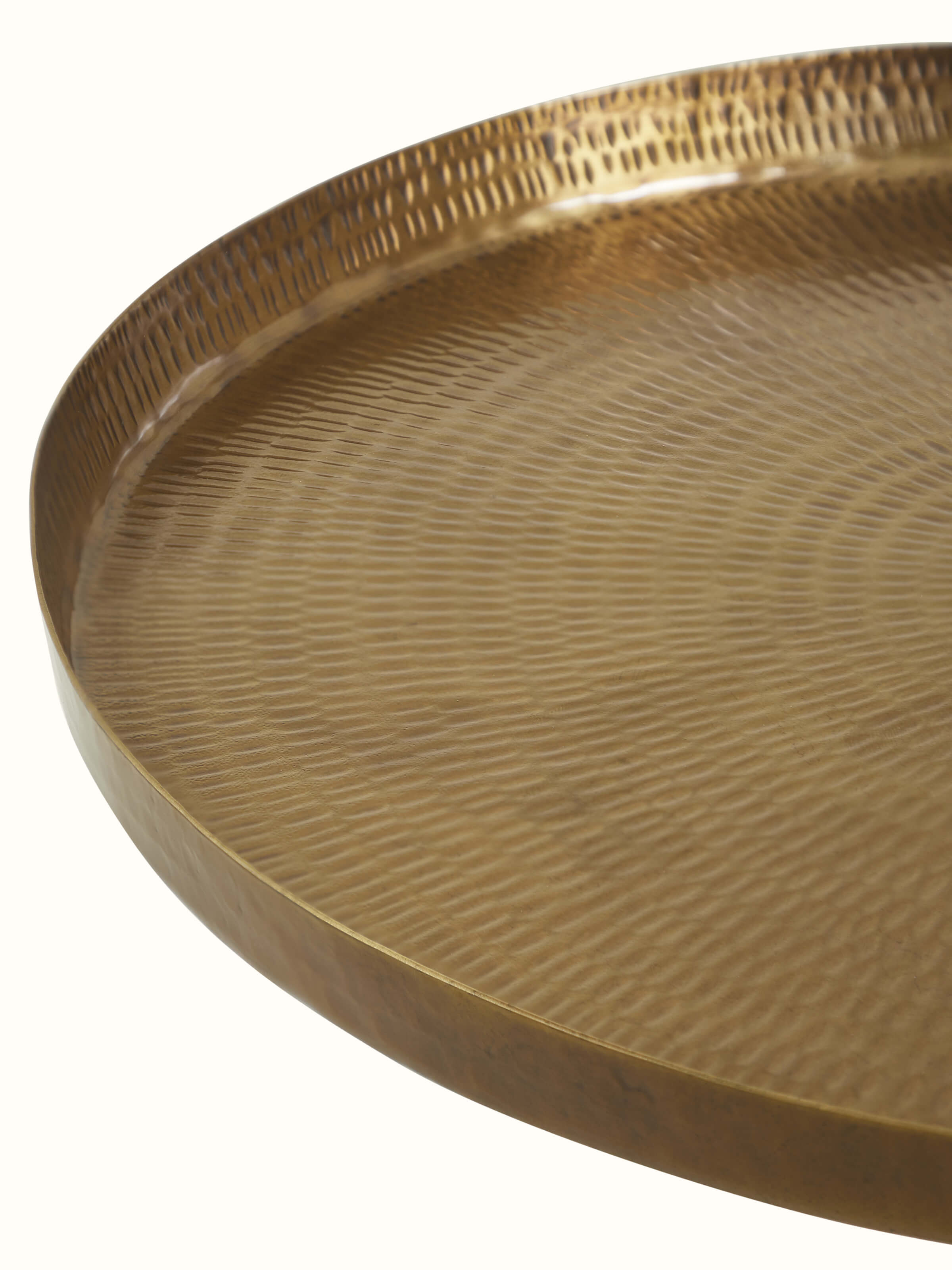 Detail shot of Antique Brass Thathera Nesting Table