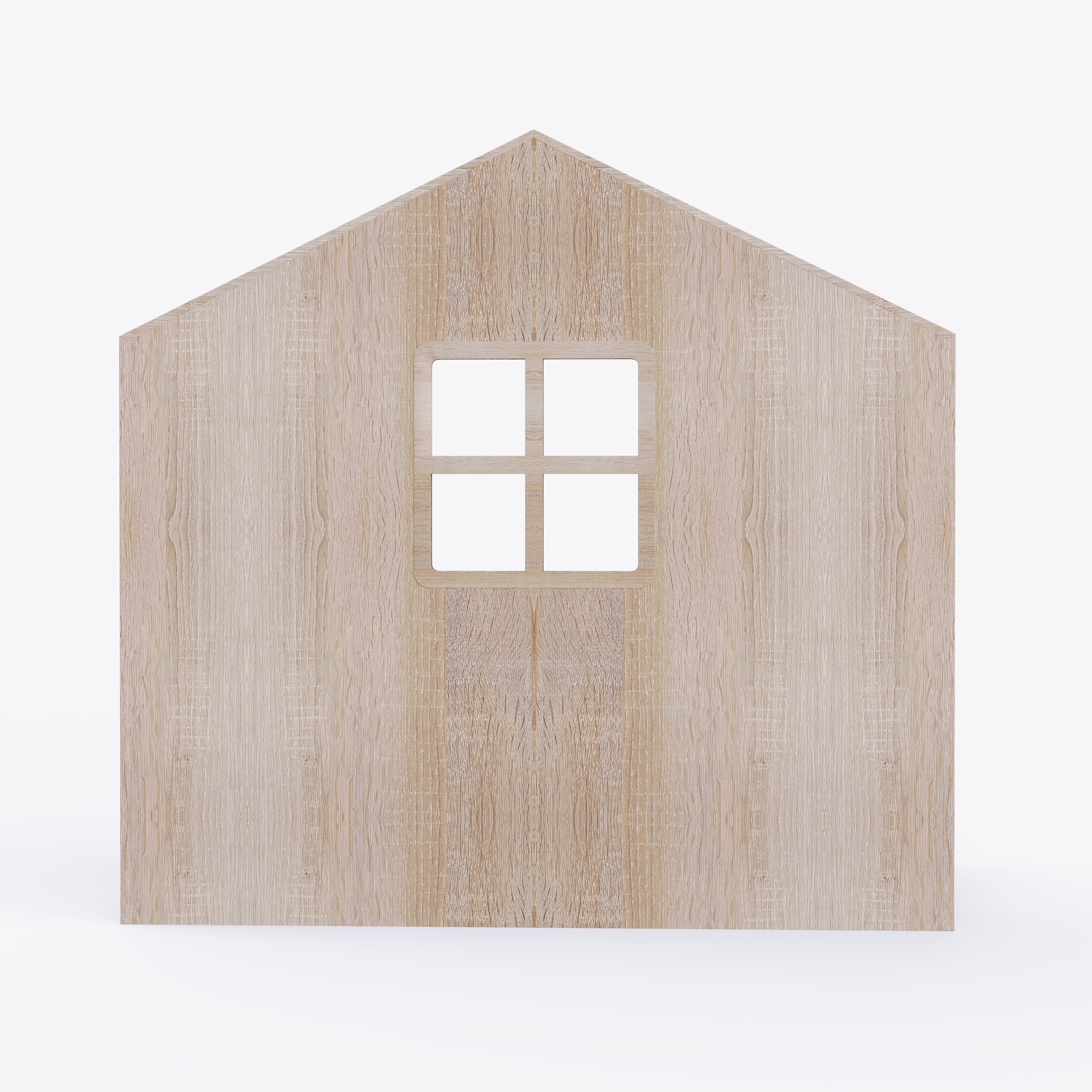 Little Hut Bed 6X4 Drawers On Wheels In Oak Colour52