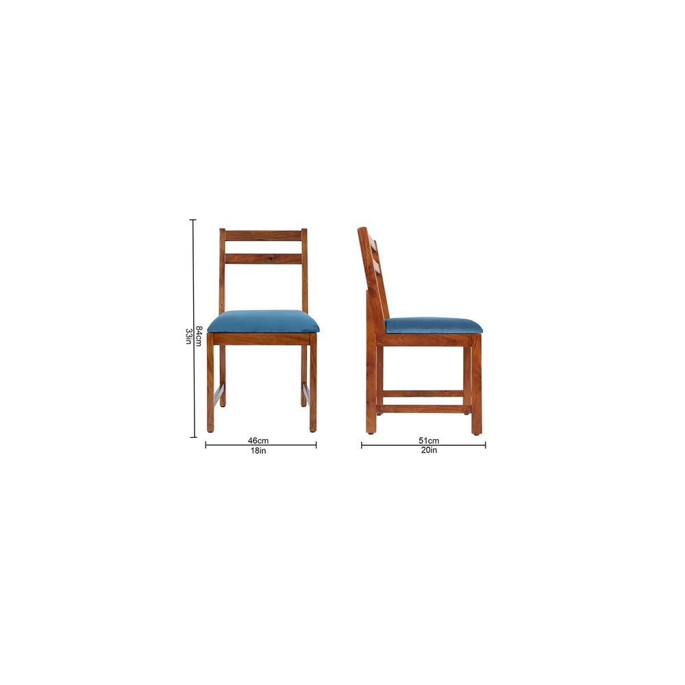 kria solid wood  4 seater Dining table in  Provincial Teak