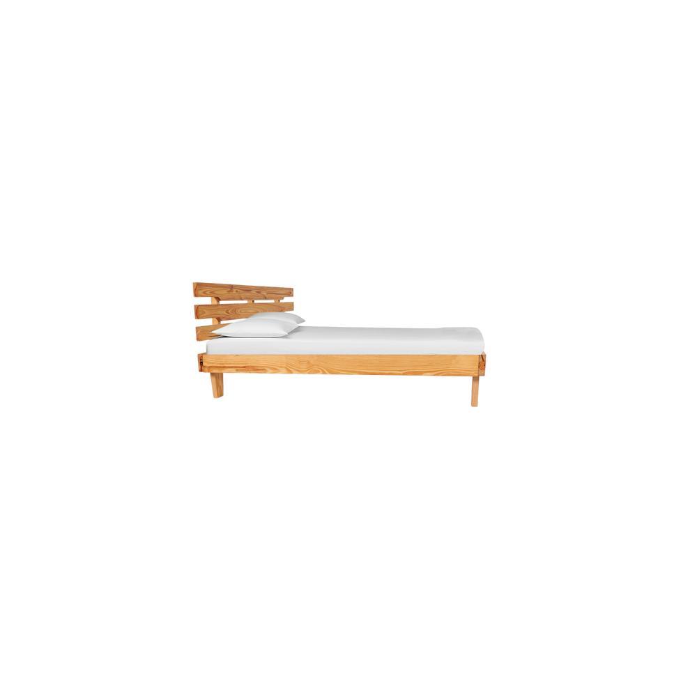 Hensley Solid Wood Non Storage Bed In Natural Finish Finish