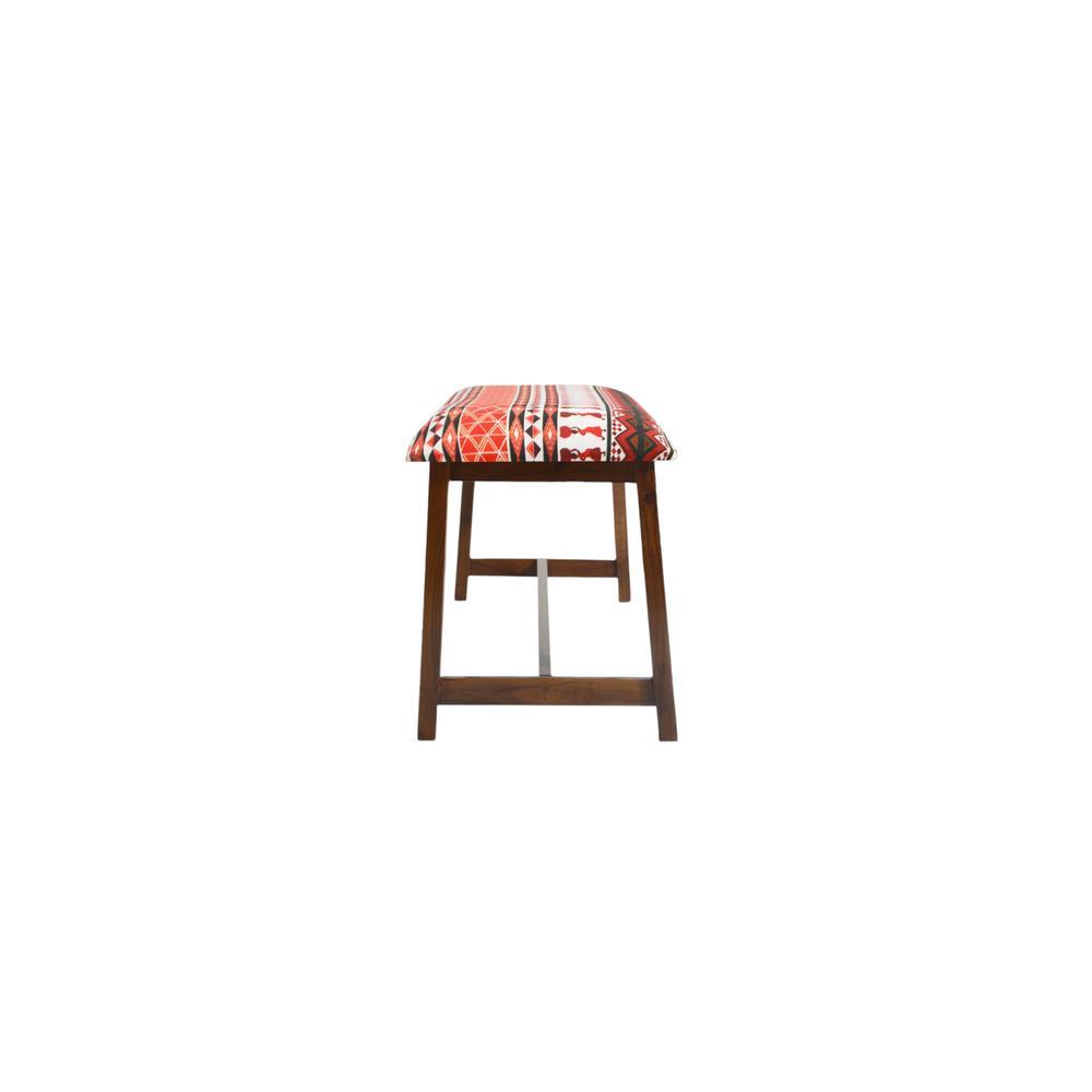 Euporia Solid Wood Bench In Provincial Teak Finish