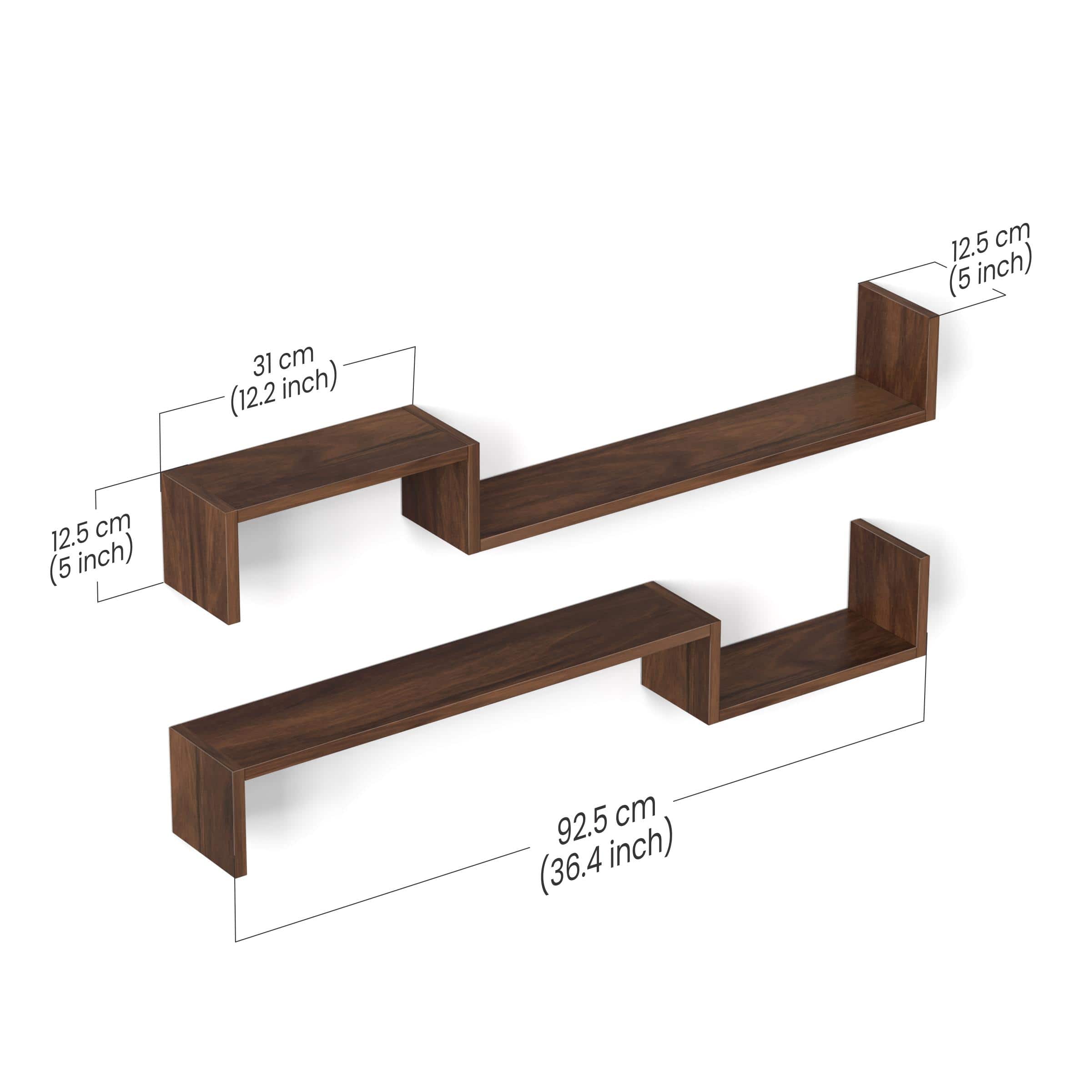 Riley Engineered Wood Wall In Brown Maple Finish