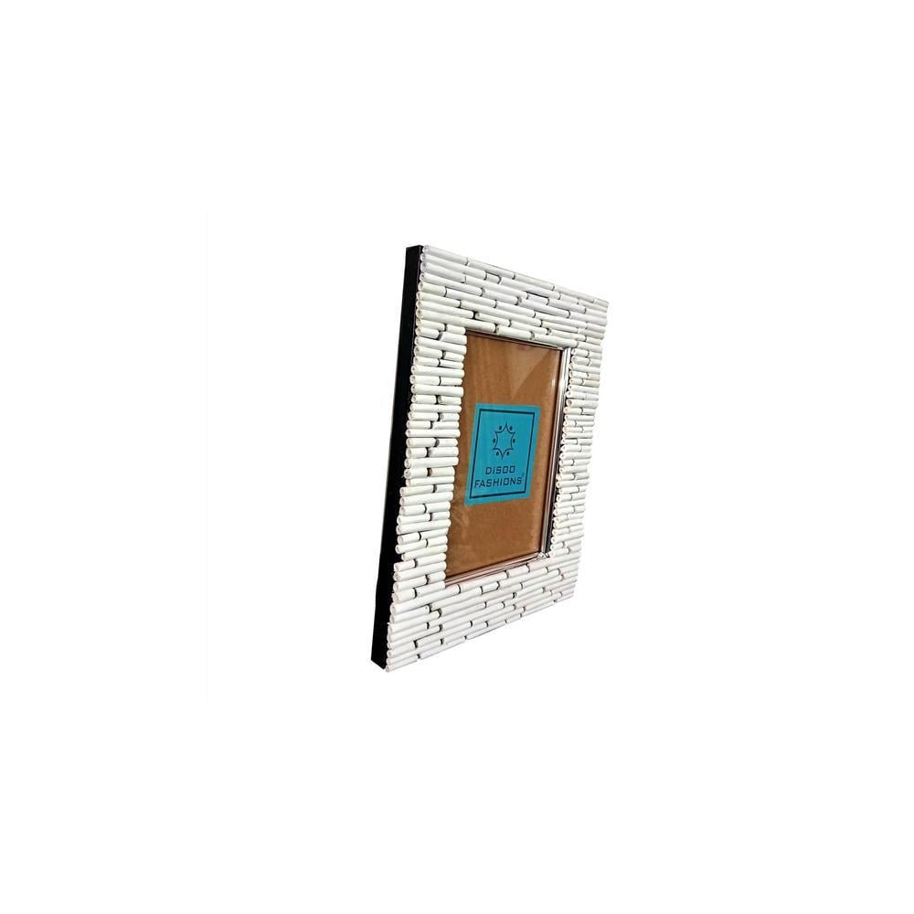 WhitePiping handmade photo frame