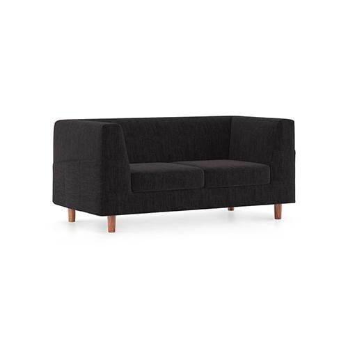 Rubik Premium 2 Seater Fabric Sofa in Graphite Grey Colour