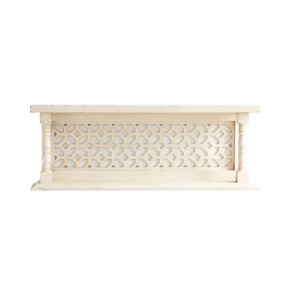 WOODENMOOD Rectangular Wall Rack