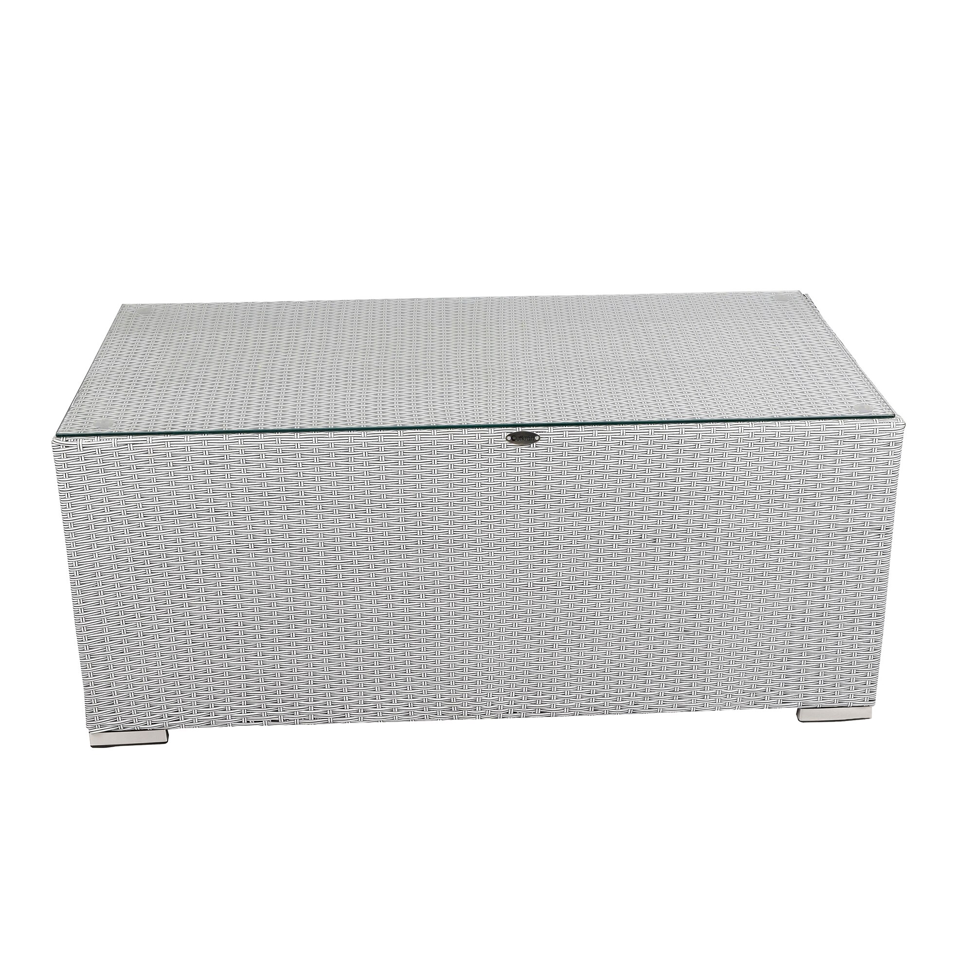 Nice 3+1+1 Seater Wicker Sofa Set in Black and White Dual Tone Colour