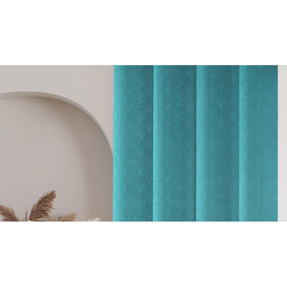 embo Pack of 2 Blackout Long Door Curtains