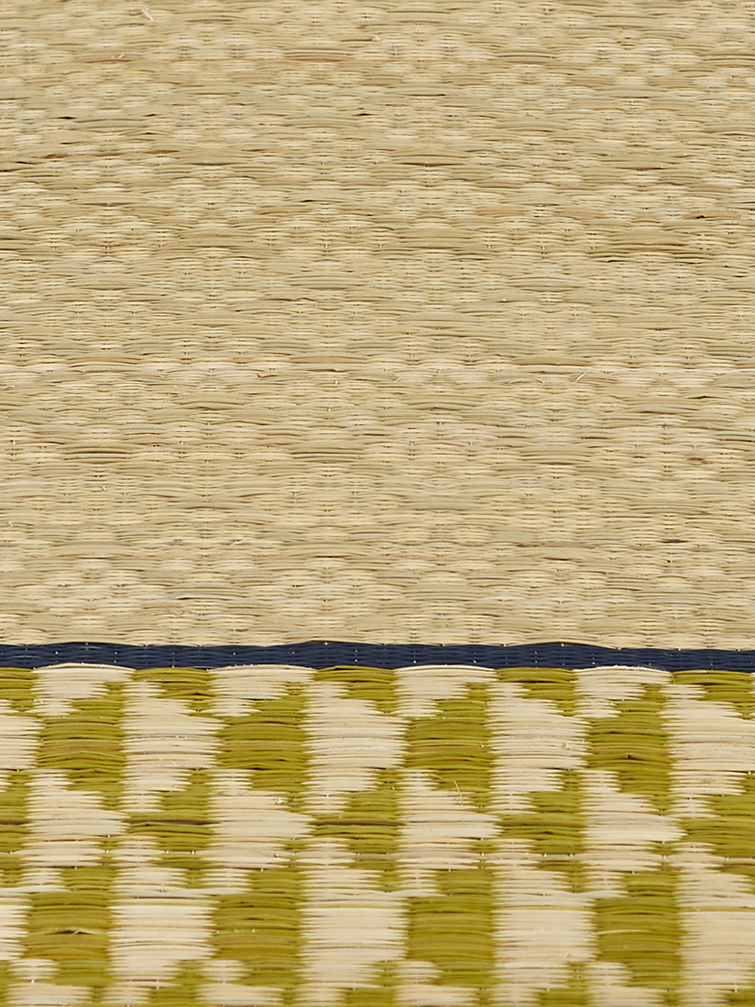 Madurkathi Green Geo Table Mat (6 Pcs)