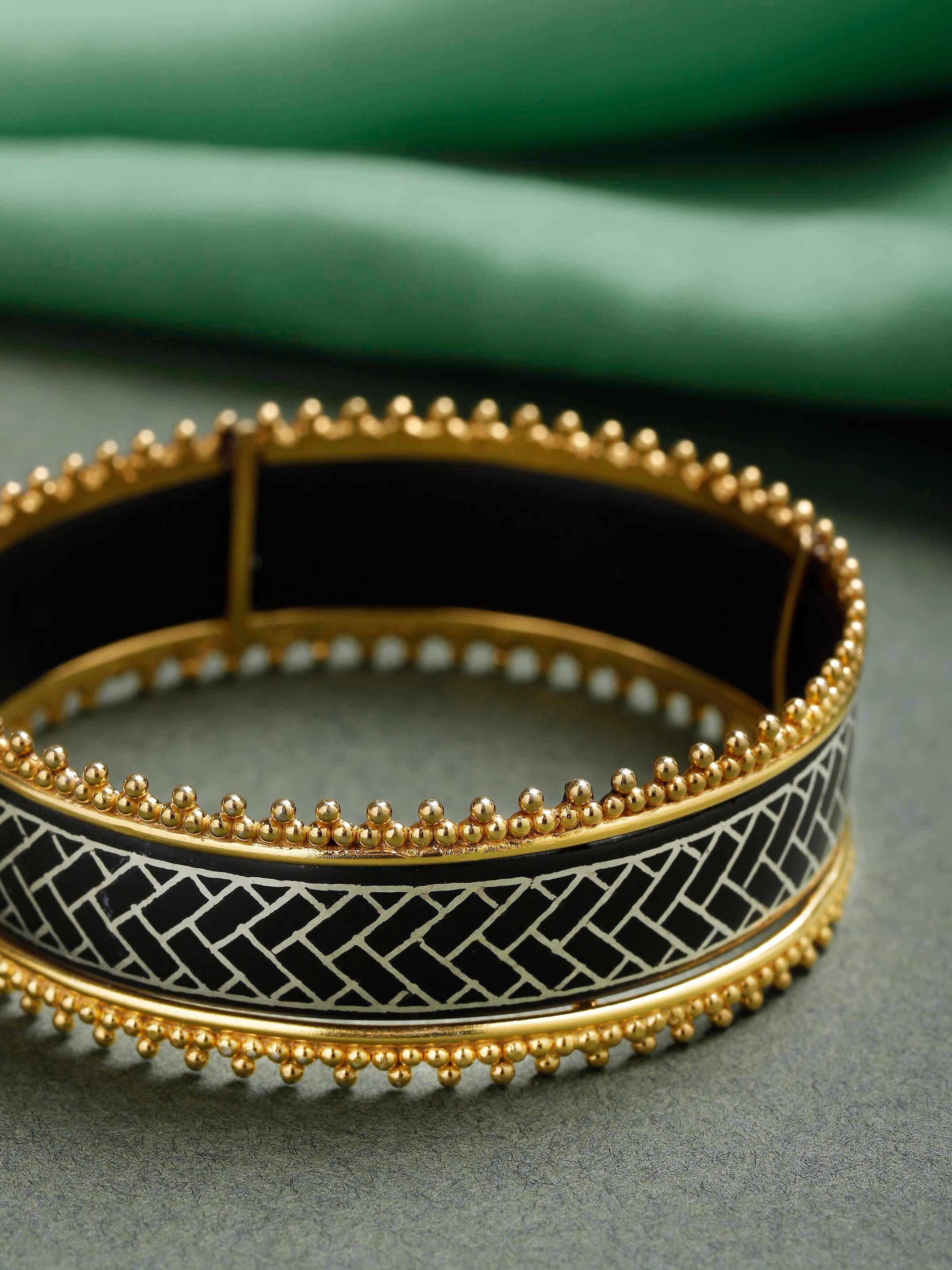Bidri Silver Bangle