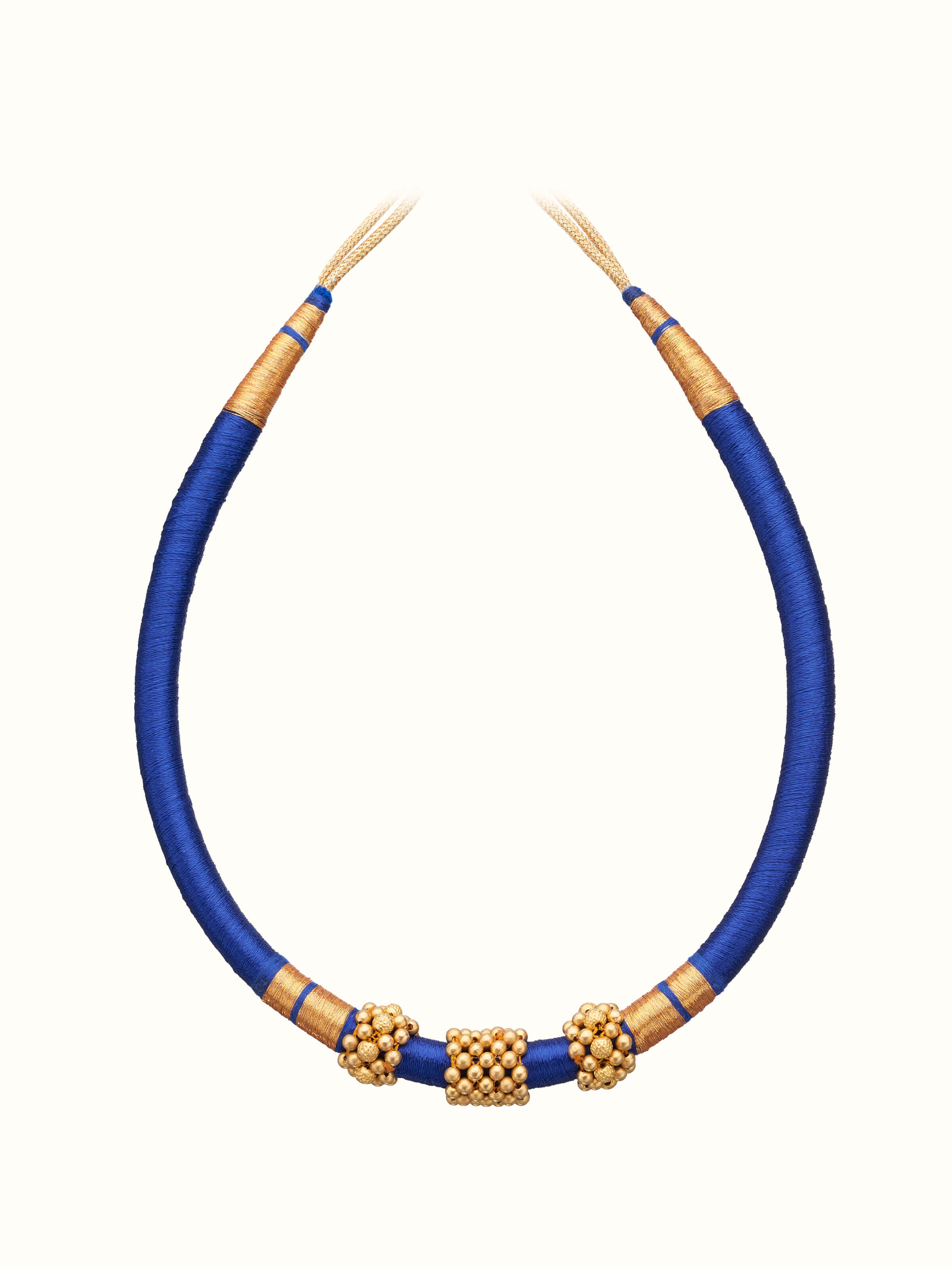 Thushi 22 karat gold collar necklace – Swadesh