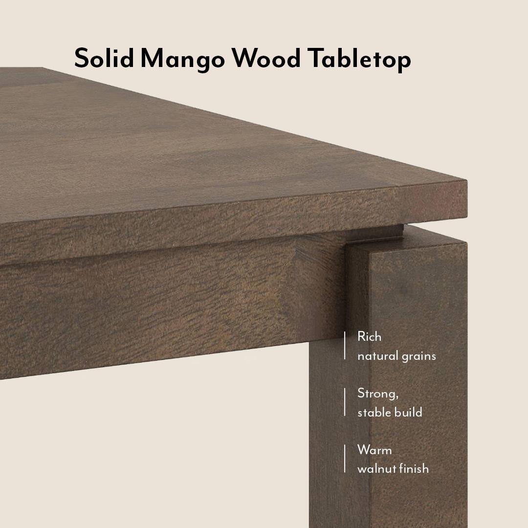 Atlas Solid Wood 4 Seater Dining Table With Meryl Lounge Chairs