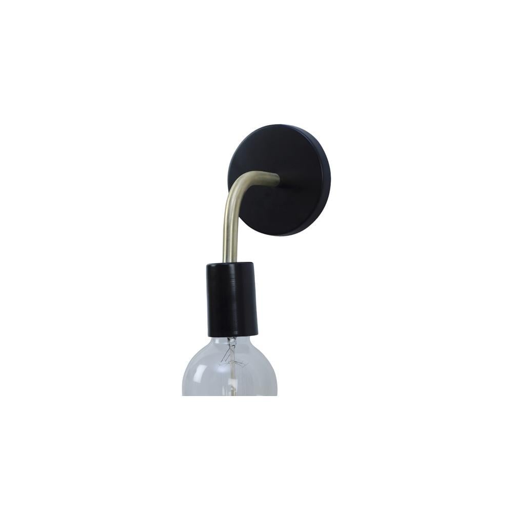 Brass Black Metal Wall Light