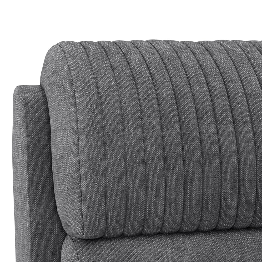 Dawson Fabric One Seater Manual Recliner in Stone Grey Colour