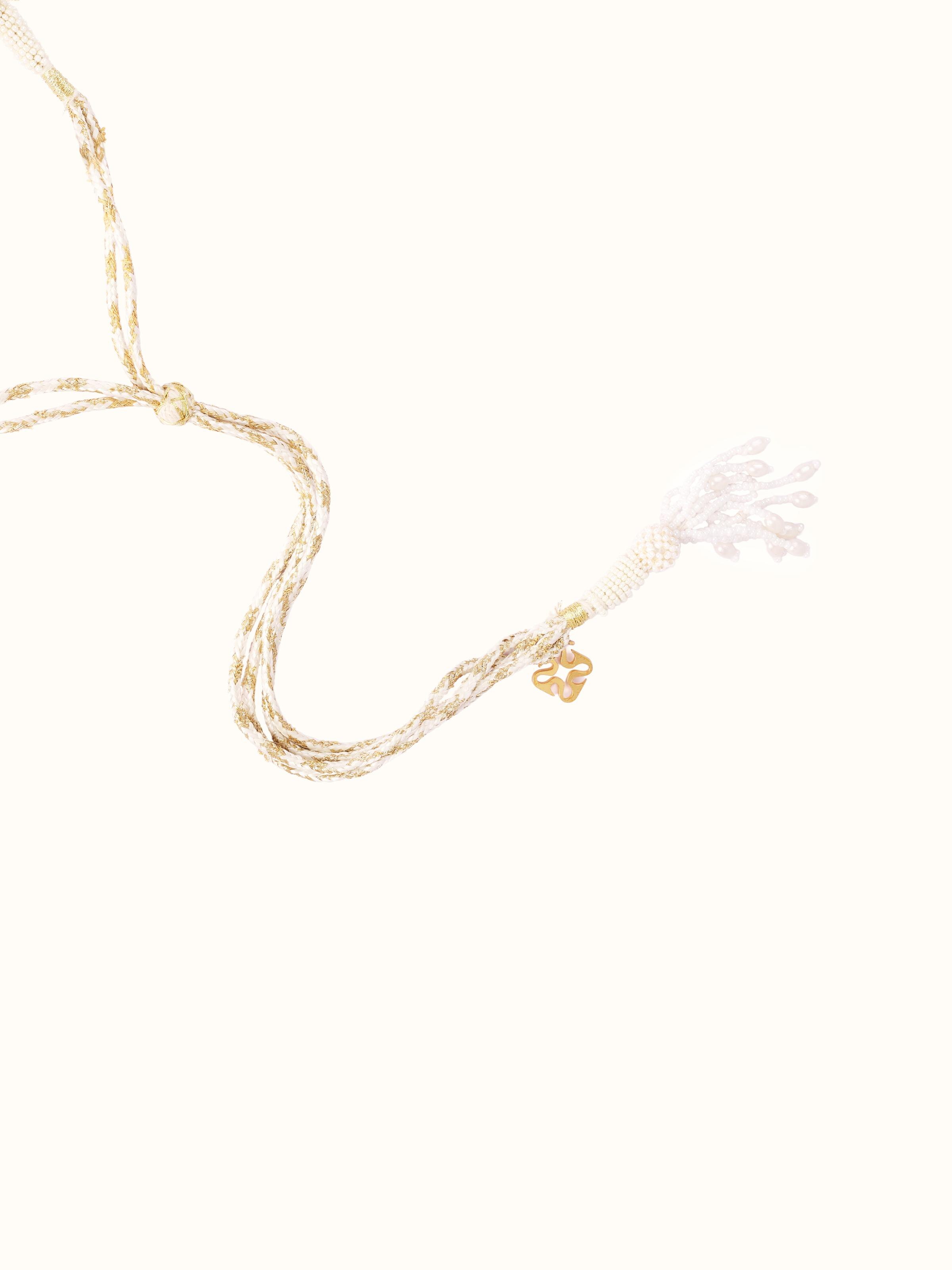 Detail shot of Silver Smithing Choker Necklace