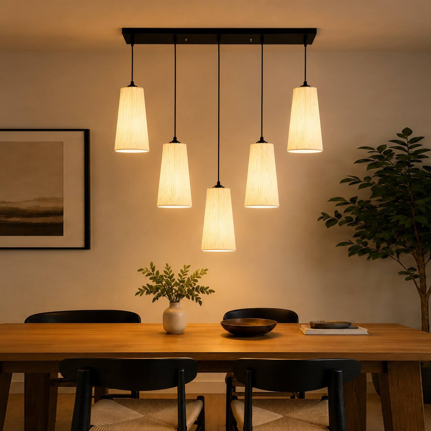 Devansh Solid Wood Electric Wall Light in Brown Colour with Multi Shade Count of 1 Light