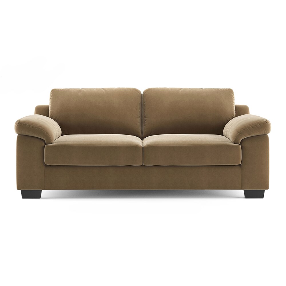 Esquel Sofa Set (Colour: Fawn Velvet, Seater: 3+2+1)
