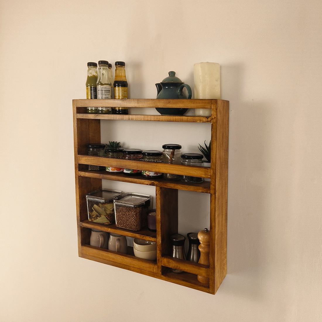 Bristol Wooden Kitchen Storage Rack