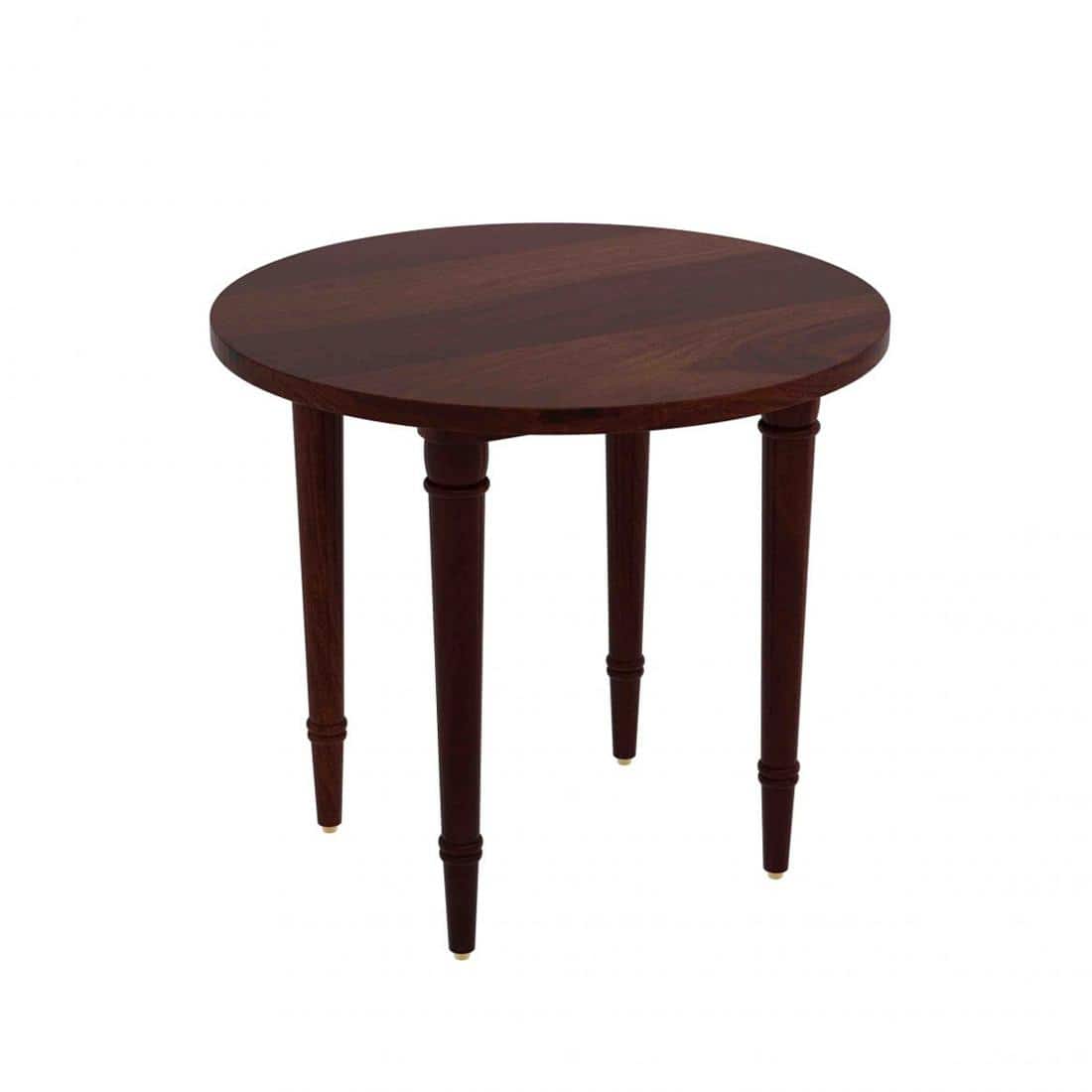 Alps Solid Wood Bedside Table in Teak Finish