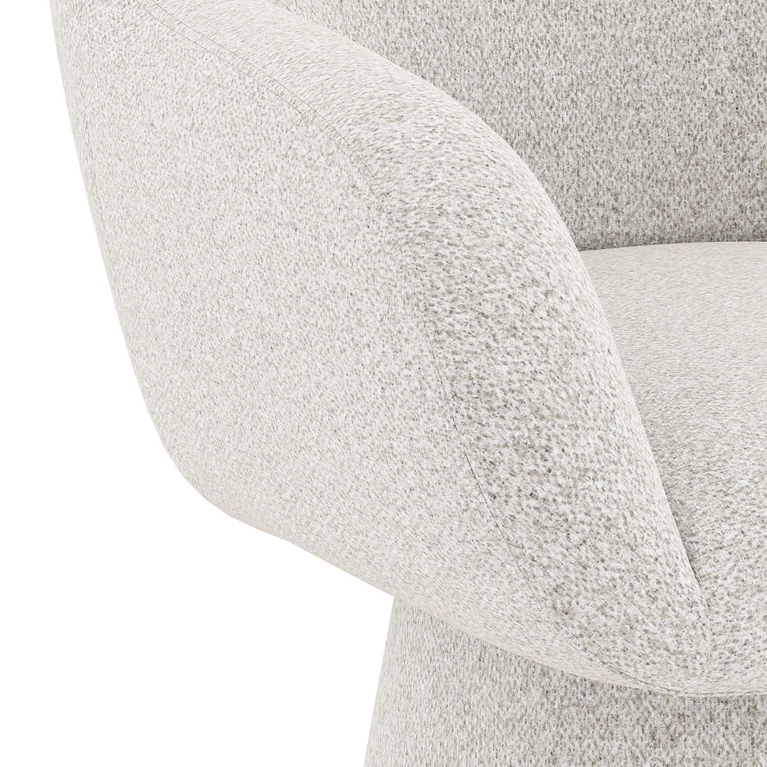 Aero Solid Wood 6 Seater Dining Table With Selene Upholstered Accent Chair