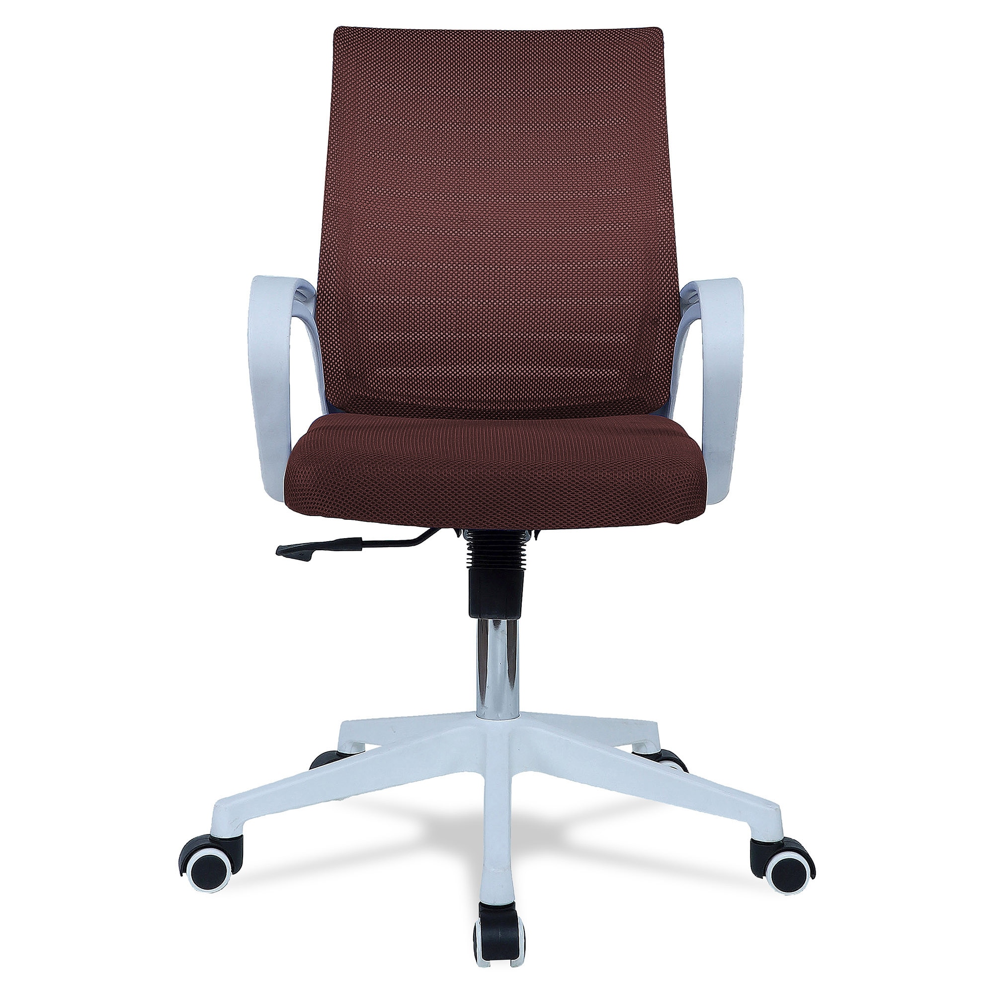 Mmarveal Mid Back Ergonomic Chair in Brown Colour