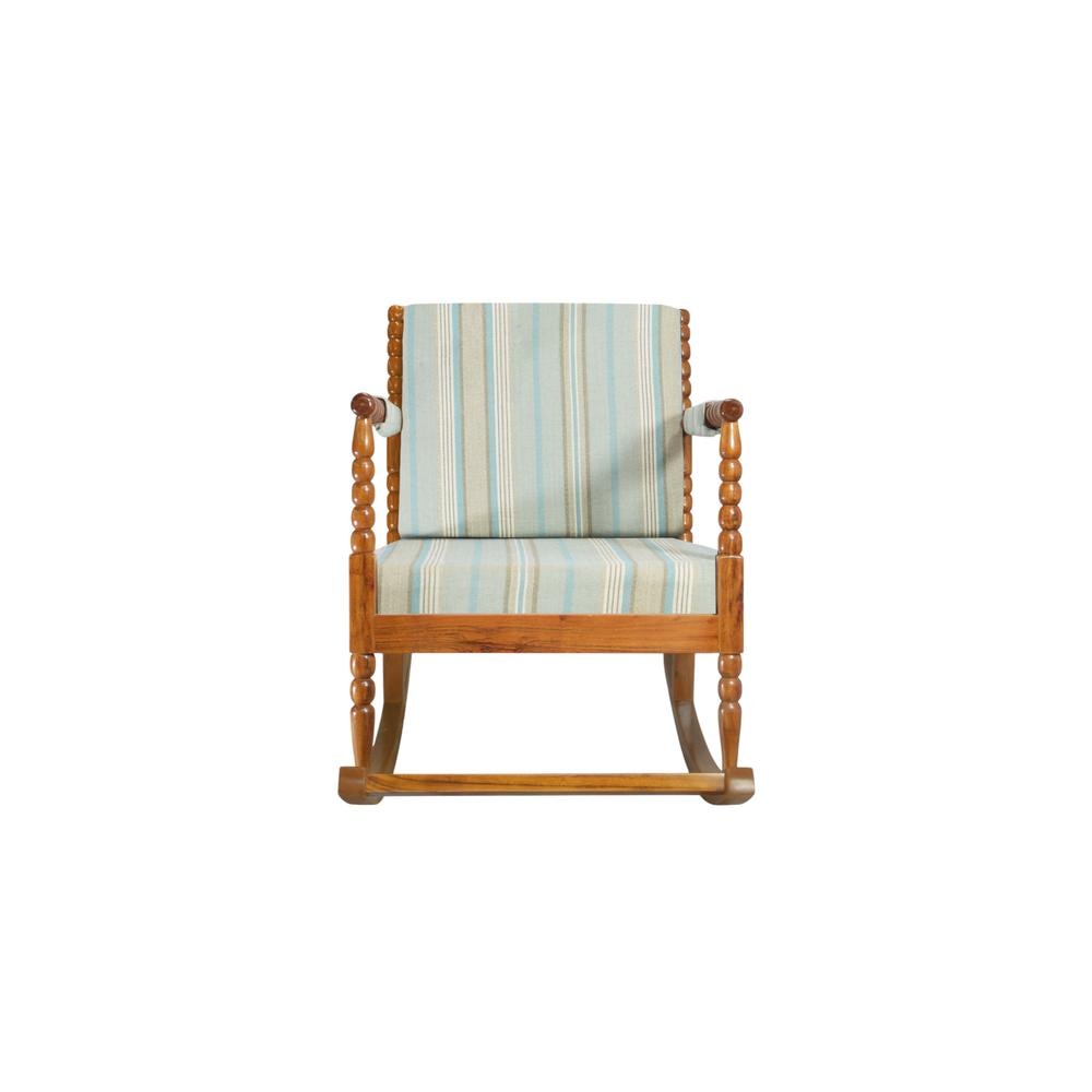 Kamira Solid Wood Lounge Chair In Multicolour