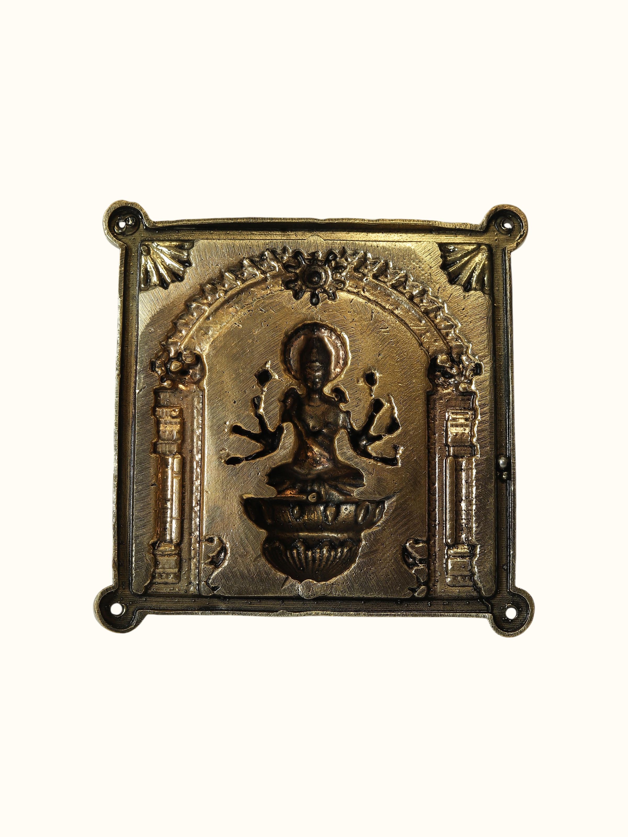 Ashtalakshmi Brass Wall Hanging