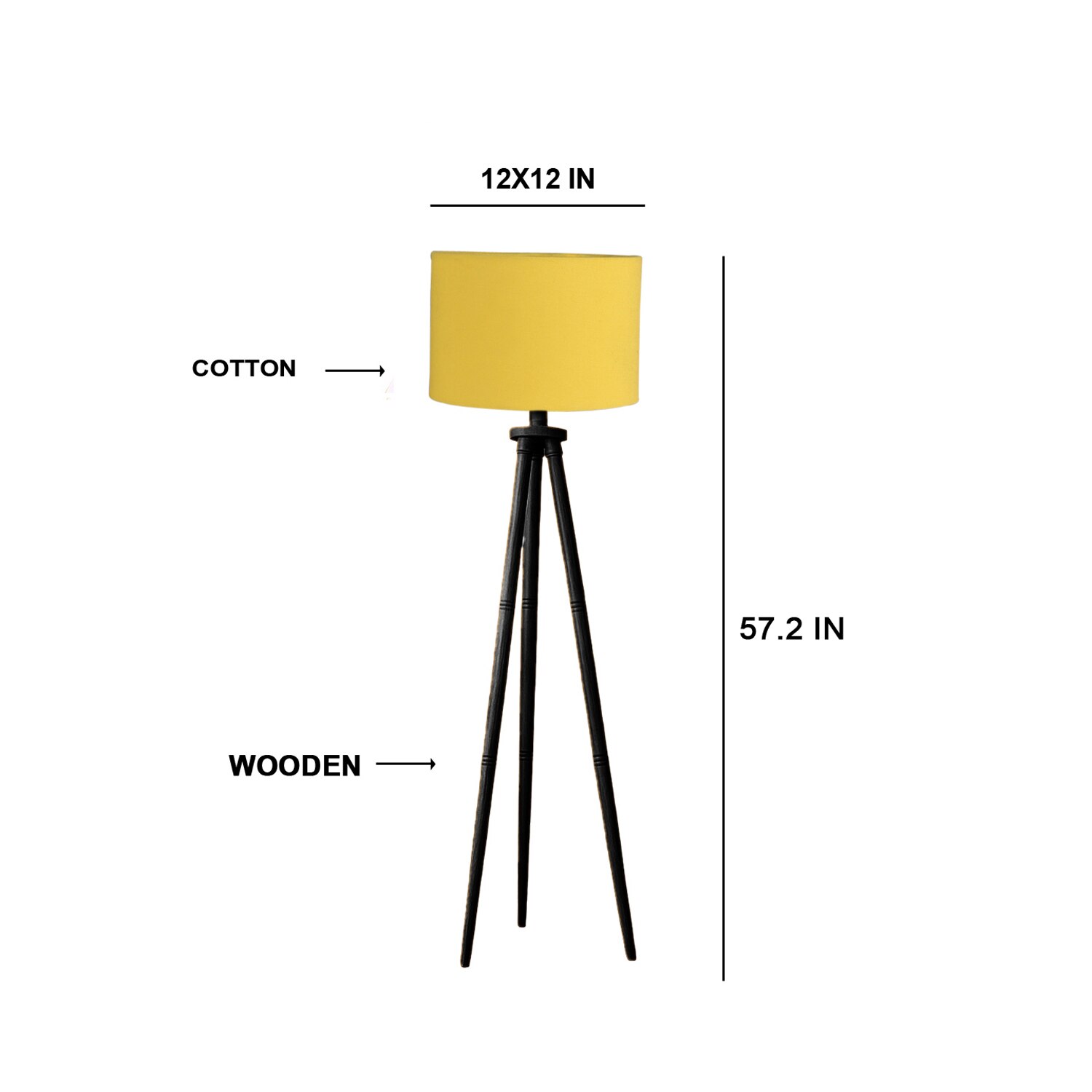 Devansh Tripod Floor Lamp