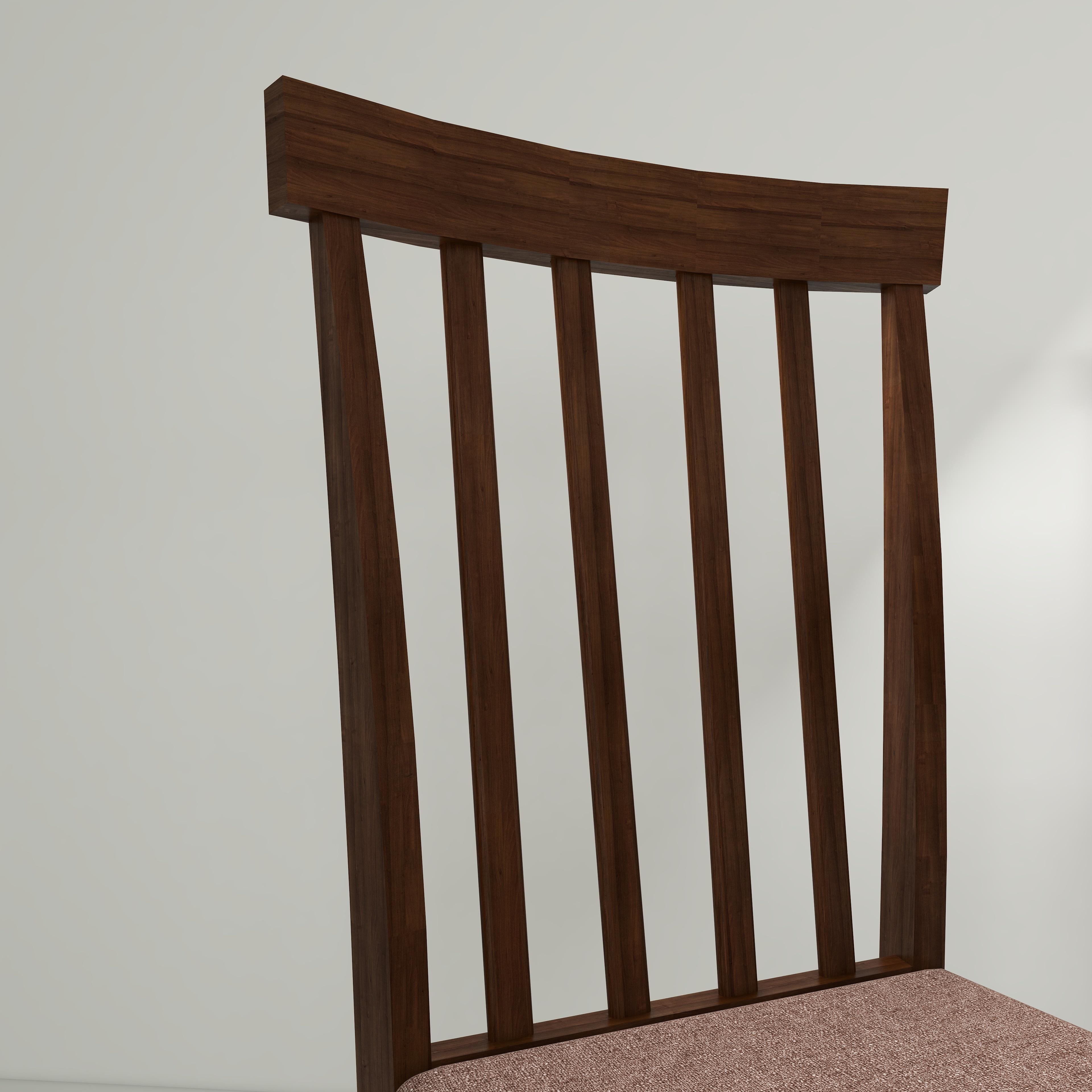 Houston 6 Seater Dining Set with 6 Chairs (Rubberwood, Dark Cappuccino Finish)