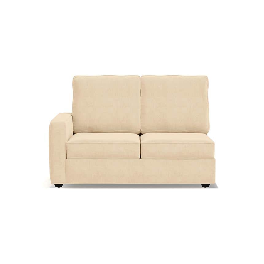Apollo Compact Sofa (Colour : Birch Beige, Cushion : Soft, Back Type : High Back, Seating Capacity : Right Aligned 2 Seater + Right Aligned Chaise + Ottoman)