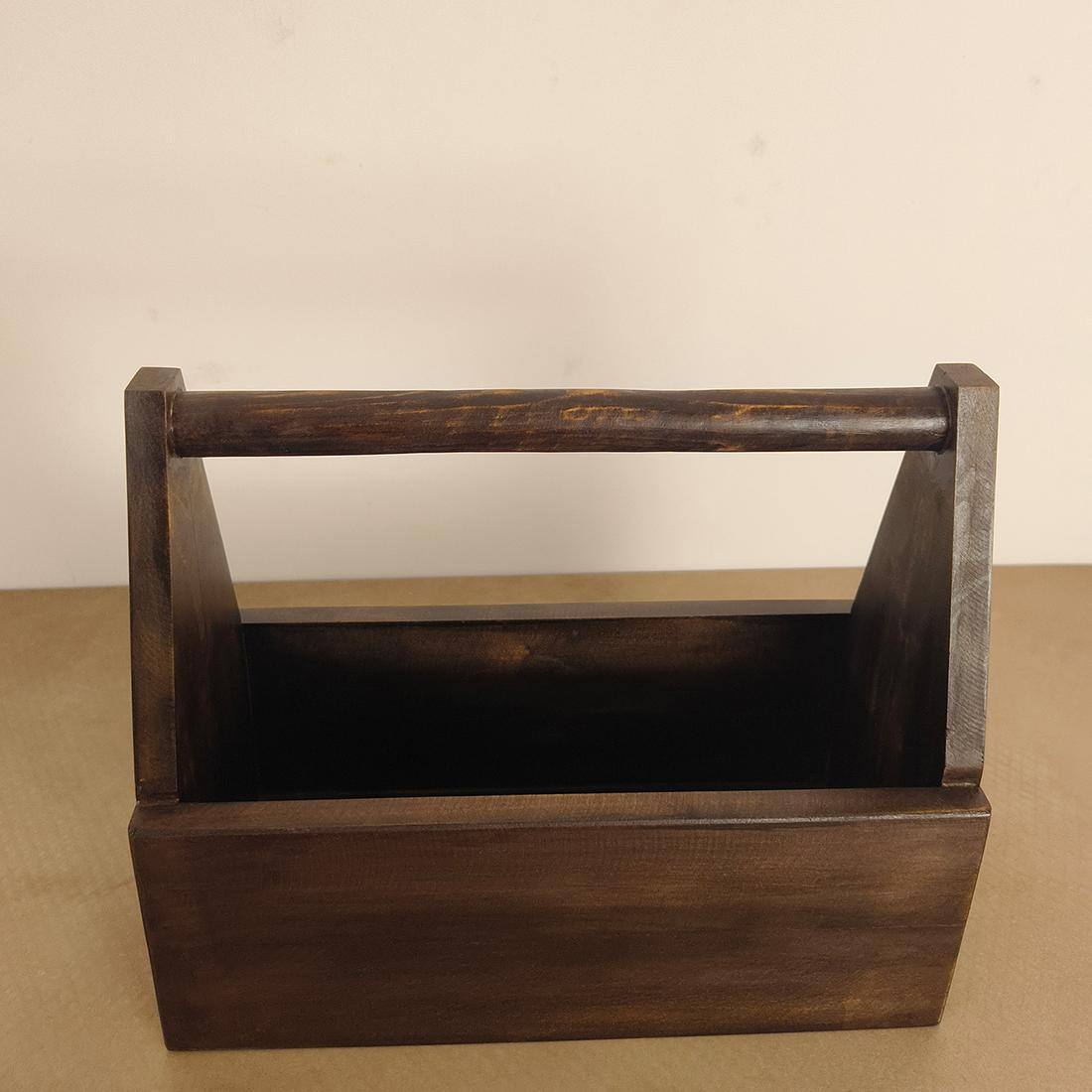 Emily Wooden Bottle & Cutlery Holder