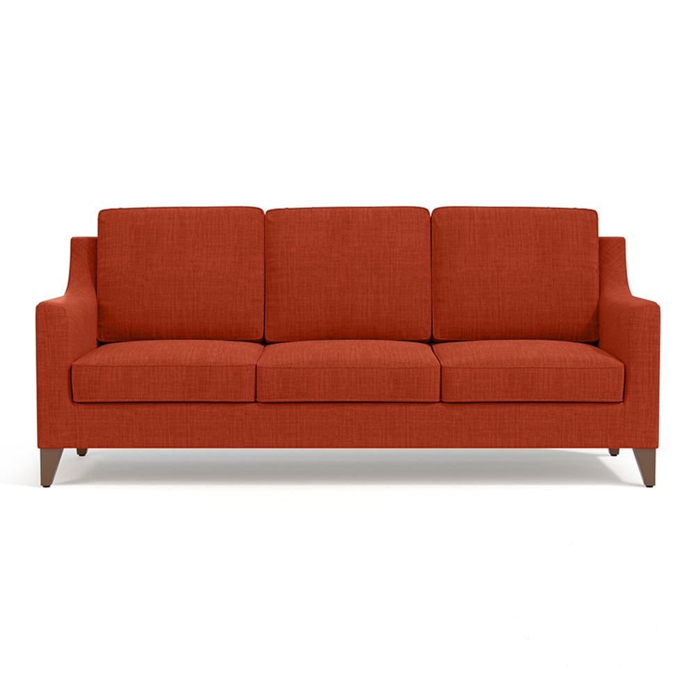 Abbey 3 Seater Fabric Sofa in Lava Colour