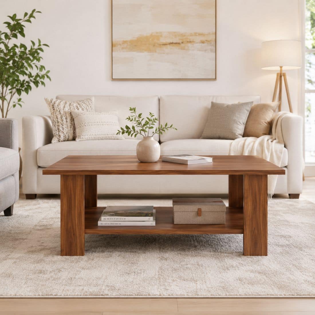 Spydercraft Penio Modern Coffee Table in Noce Lyon Finish - Spydercraft