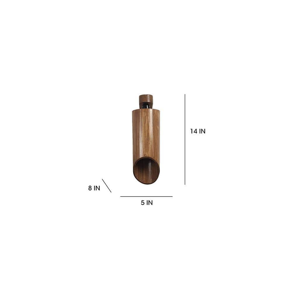 Cedar Brown Solid Wood Wall Lights