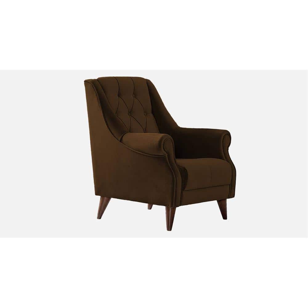 Joplin Accent Chair in Brown Colour