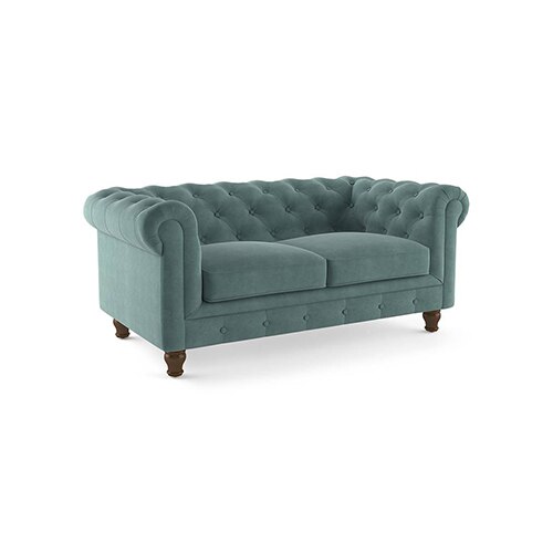 Winchester Sofa Set (Colour : Dusty Turquoise Velvet , Seater : 3+2+1+1)