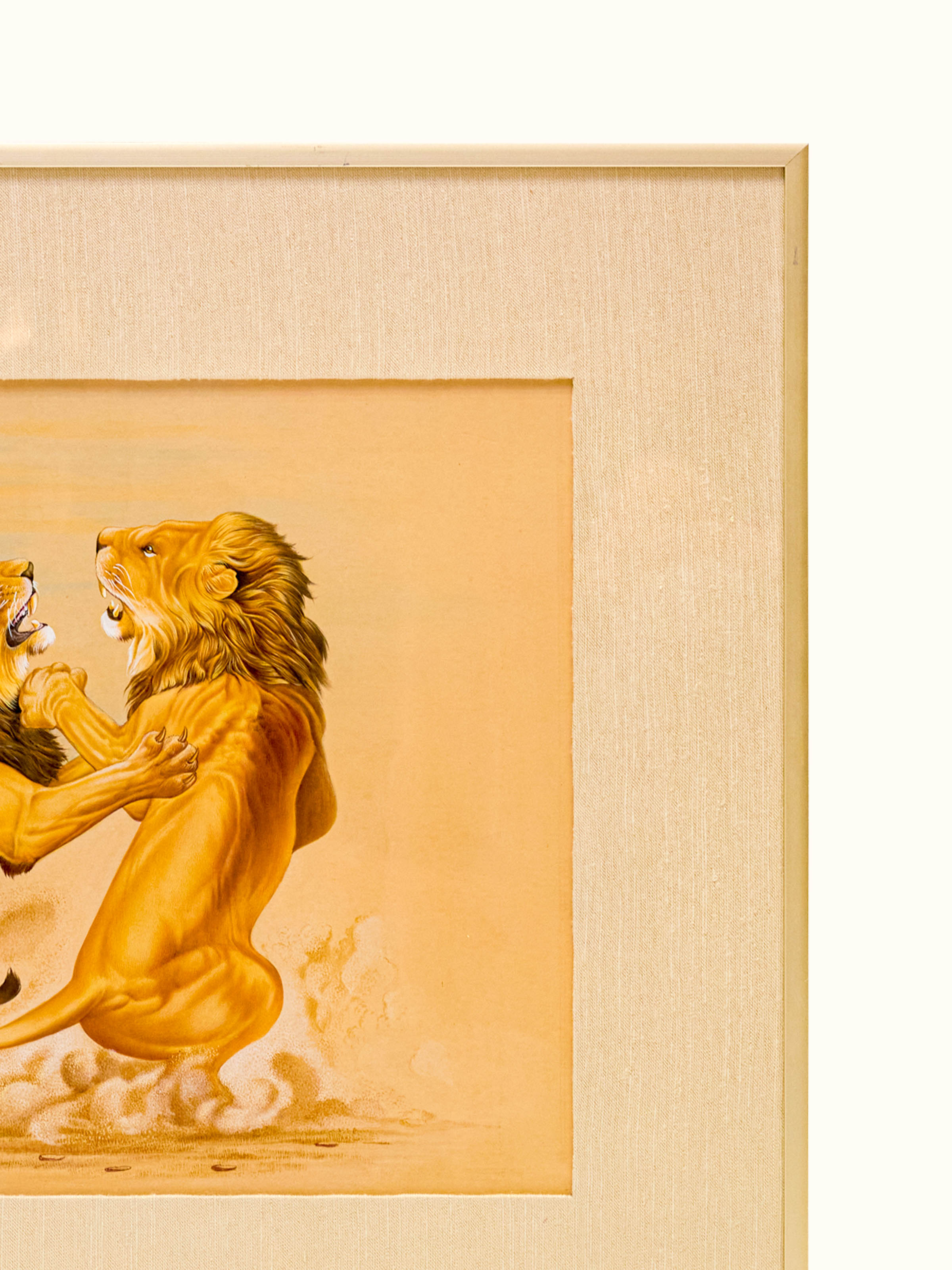 Tiger Miniature Painting