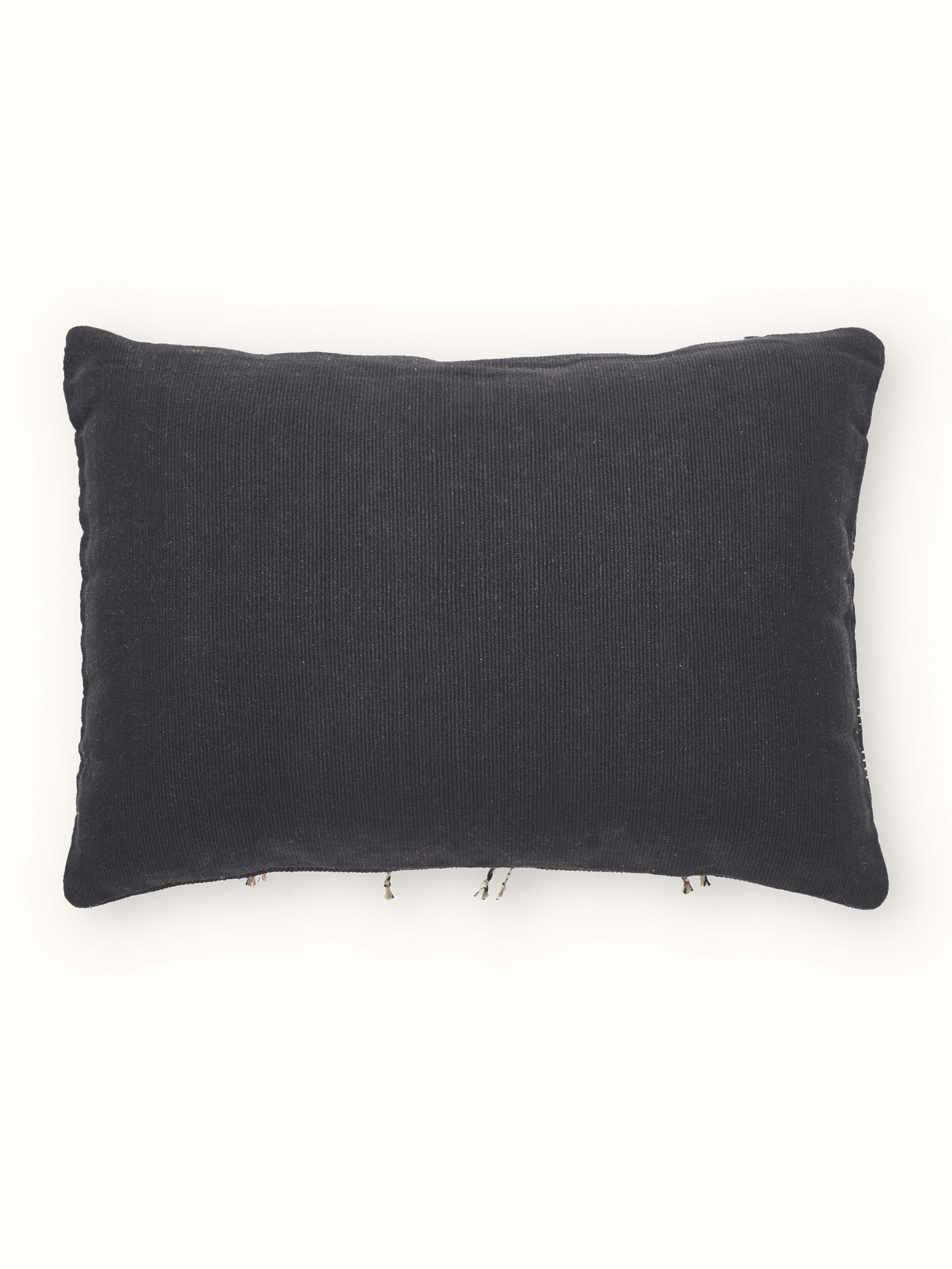 Ridhima Black Cotton Naga Handloom Cushion Cover