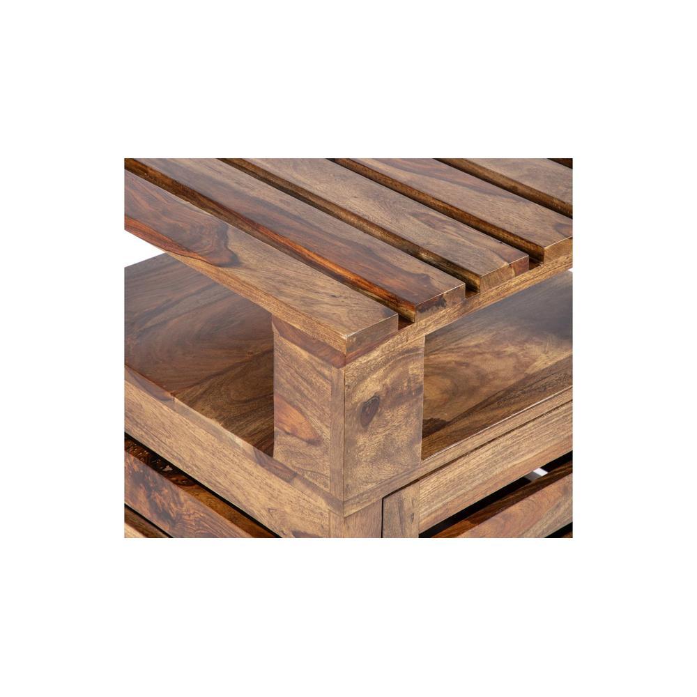Harvey Side Table - Teak Finish