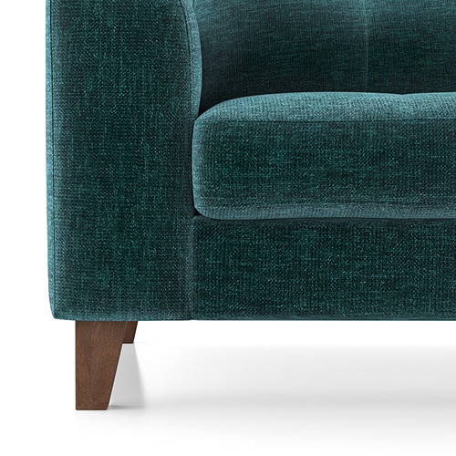 Verona Sofa Set (Colour: Malibu Blue, Seater: 2+1+1)