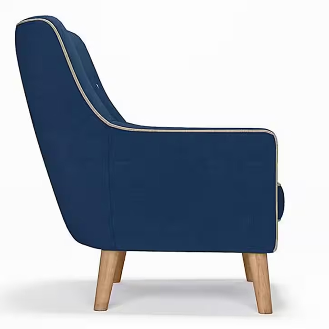 Hagen Lounge Chair in Cobalt Colour