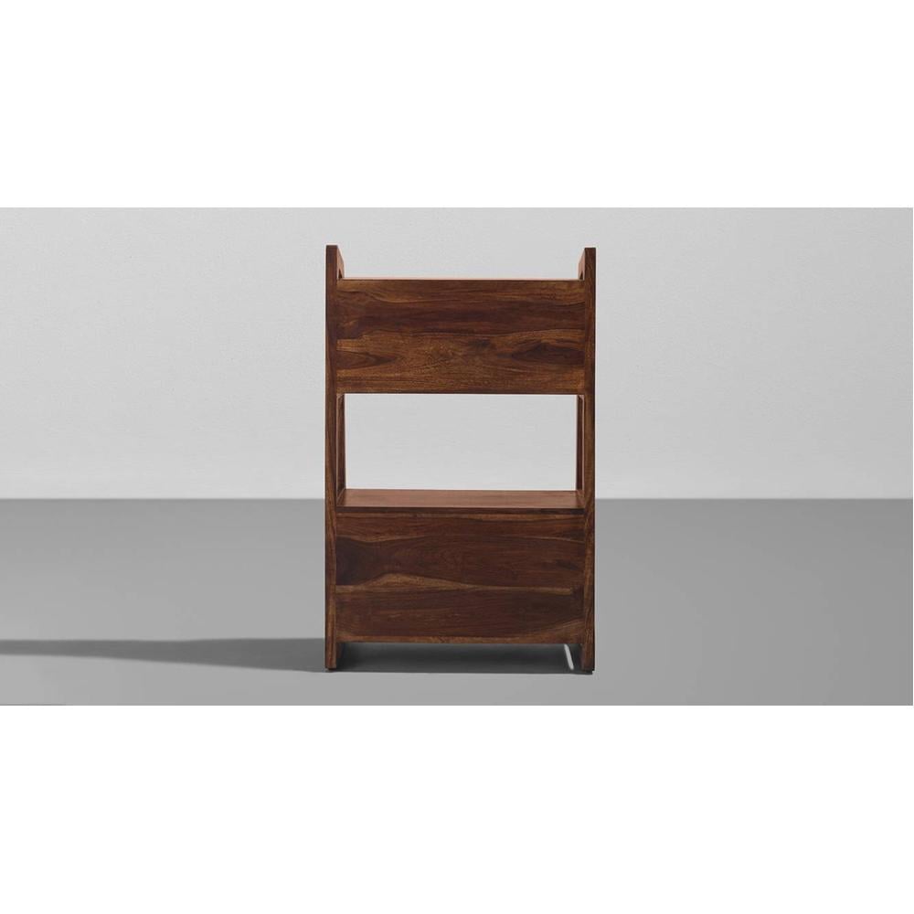 Wordle Solid Sheesham Wood Book Shelf 3 Shelves Provincial Teak Finish Set of 1
