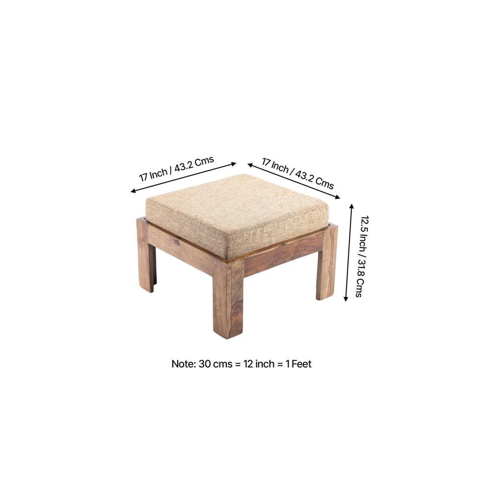 Irish Sheesham Wood 2 Seater Coffee Table Set In Teak Finish