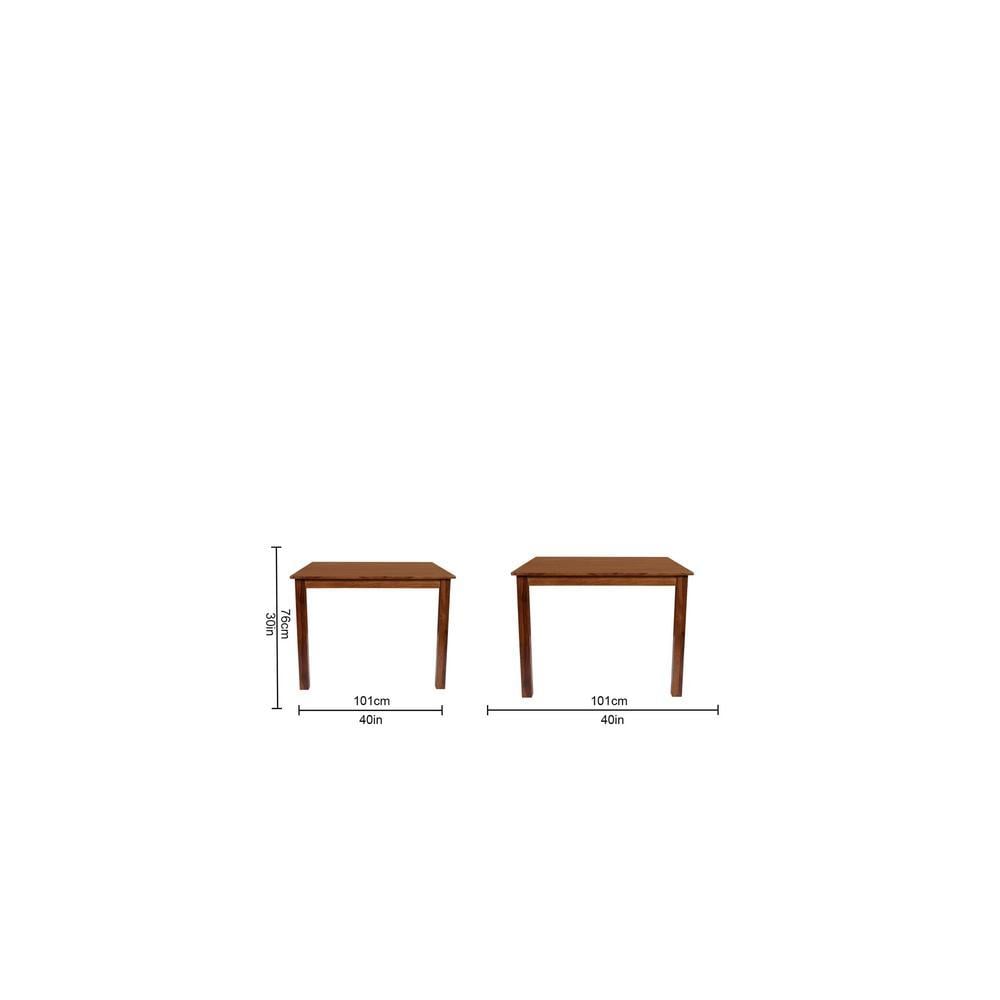 holo solid wood  4 seater Dining table in  Provincial Teak