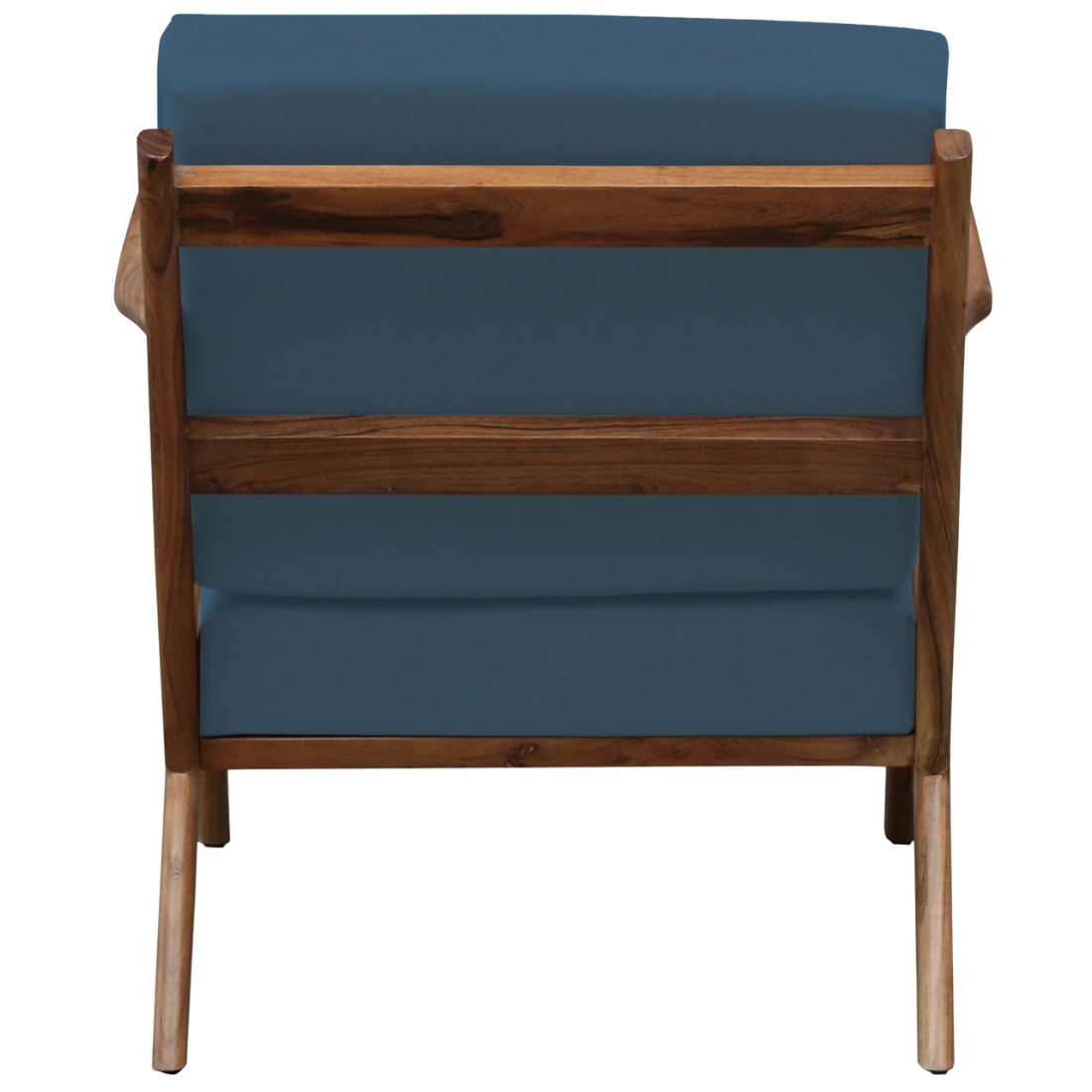 Zesta Blue Fabric Accent Chair