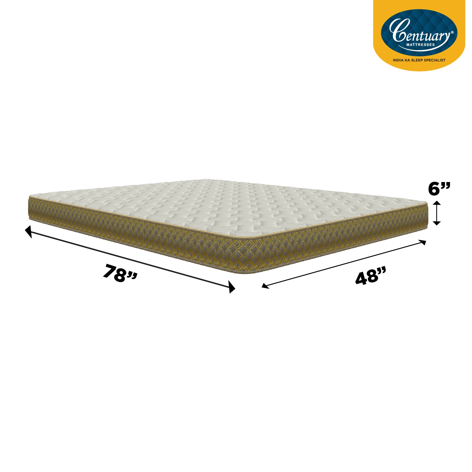 Softopedic - Reversible Foam Mattress (72 x 30 in, 6 Inches)