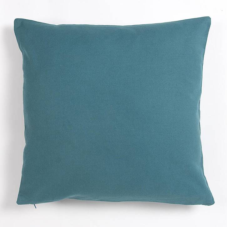 Solid Teal Cotton Cushion Cover - Urban Ladder