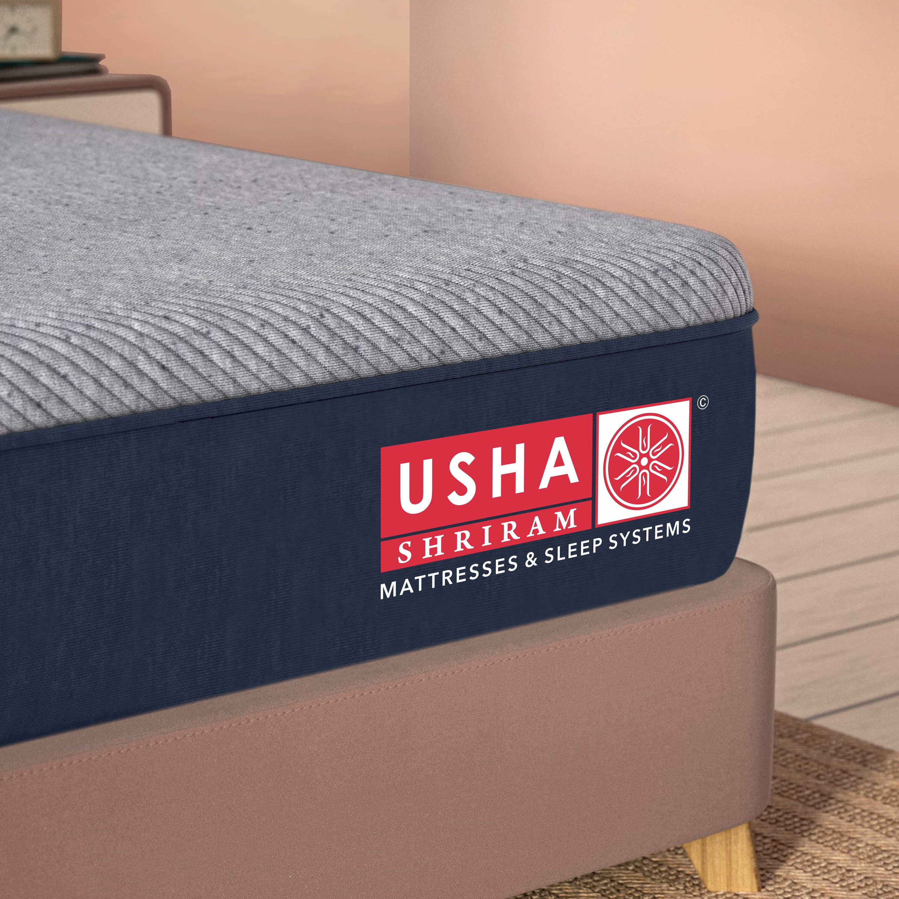 Usha Shriram Dual Comfort Soft & Firm Sides Single Size Mattress (Mattress Thickness: 5 Inches, Mattress Dimensions: 72 x 35 in)