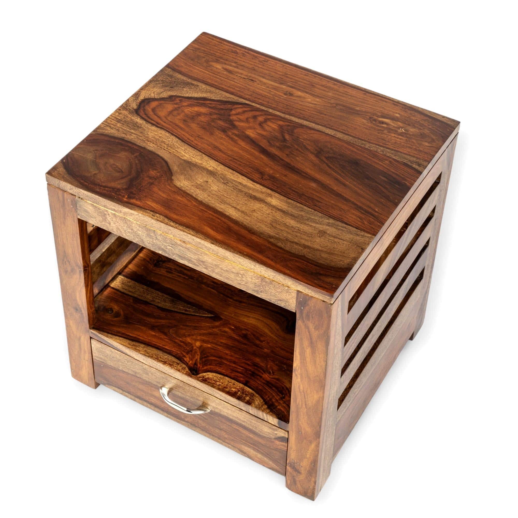 Russell Side Table - Teak Finish